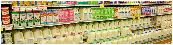 Disponibilidad de productos lacteos
