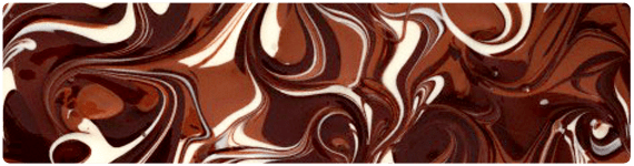 Diferentes tipos de chocolate derretidos Diferentes tipos de chocolate derretidos